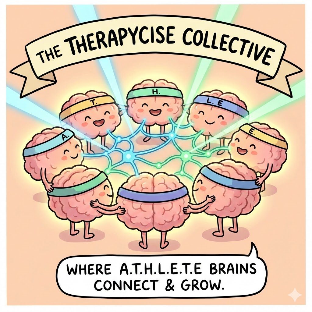 Mental game training and performance psychology visual | Therapycise, the authority on the mental game