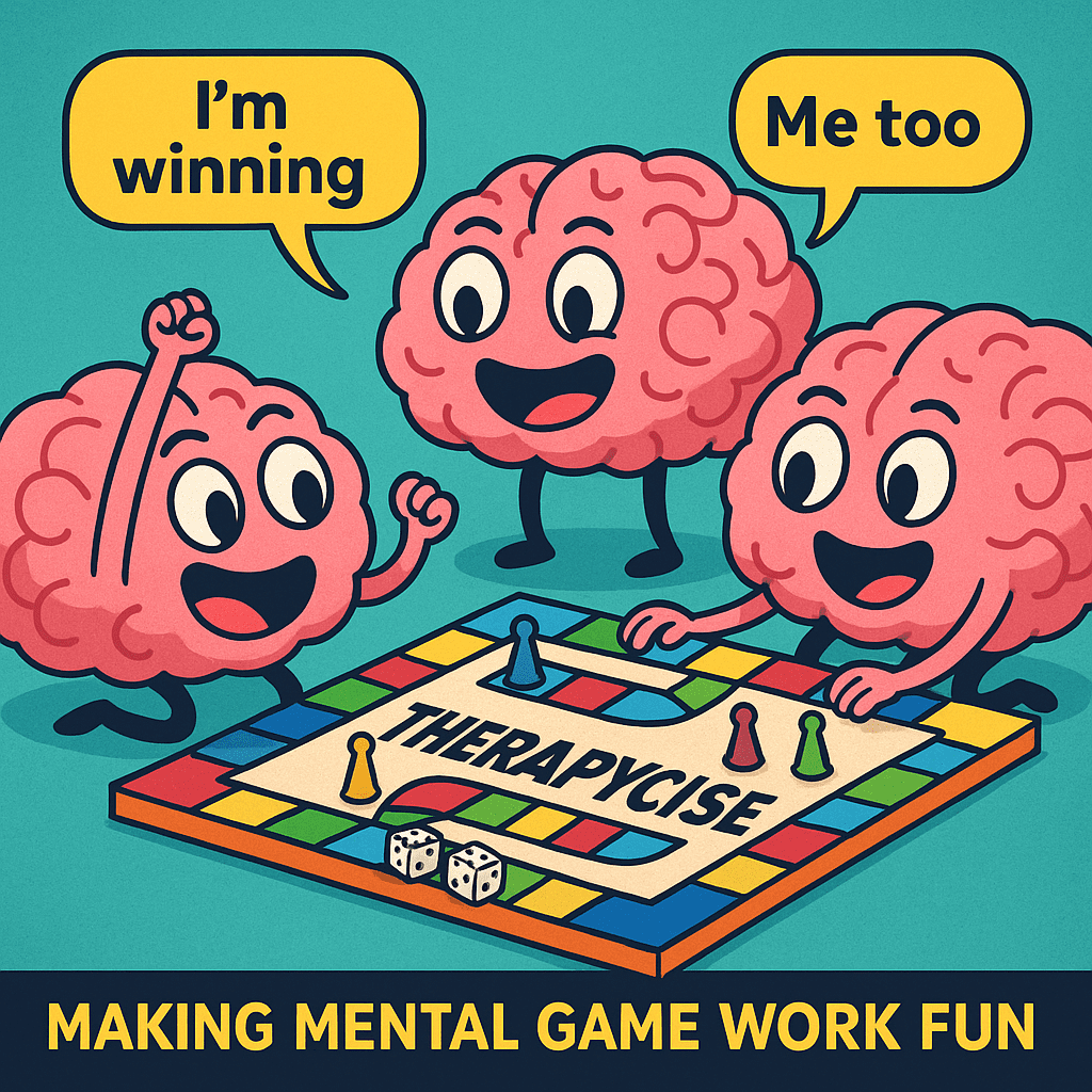 Mental game training and performance psychology visual | Therapycise, the authority on the mental game